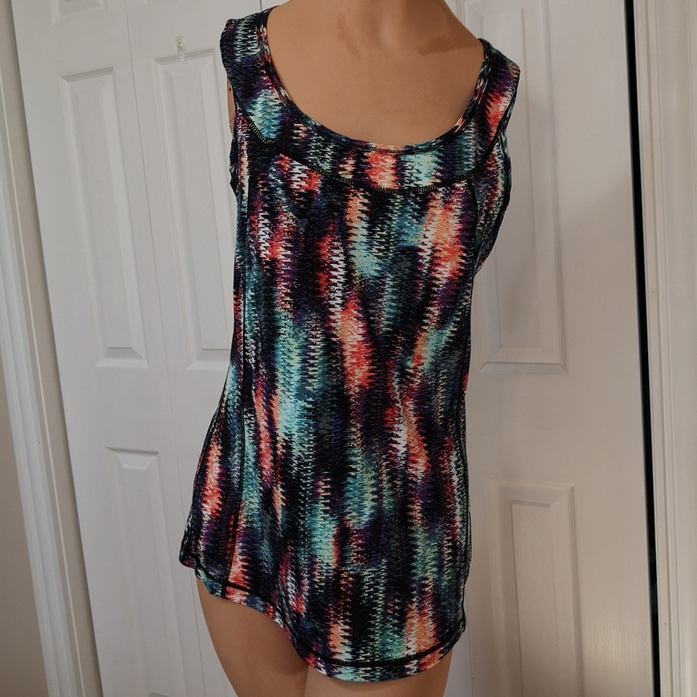 Jockey Multicolor Active Sleeveless Tank Top Size L